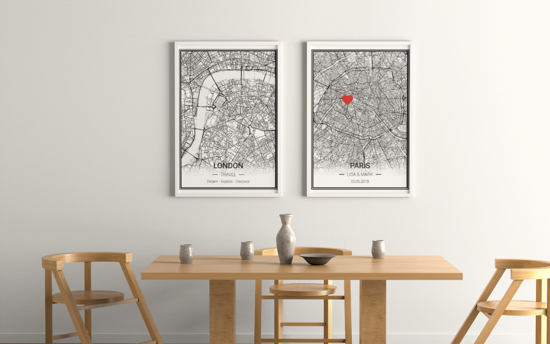 Paris & London Stadtposter